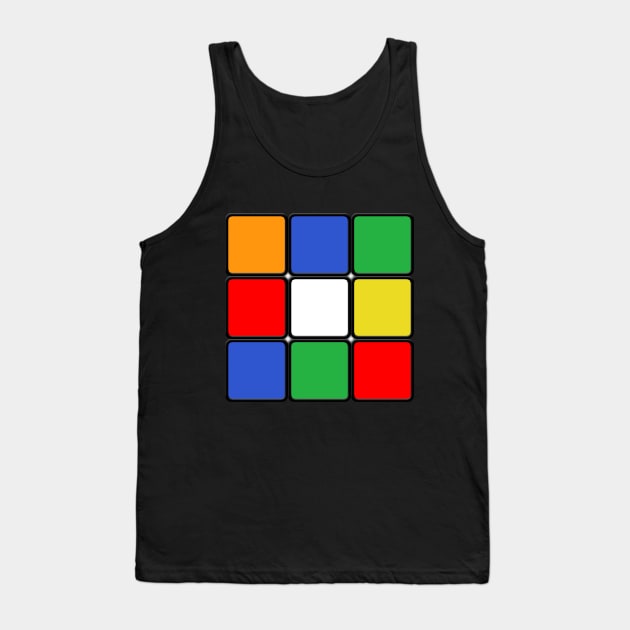 The Cube Tank Top by JohnLucke